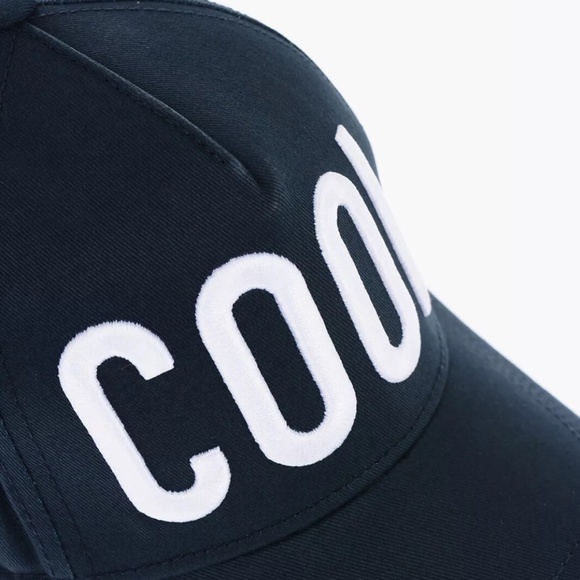 NEW NWT $160 Dsquared2 cool Kids Logo Embroidered Baseball Cap hat size II